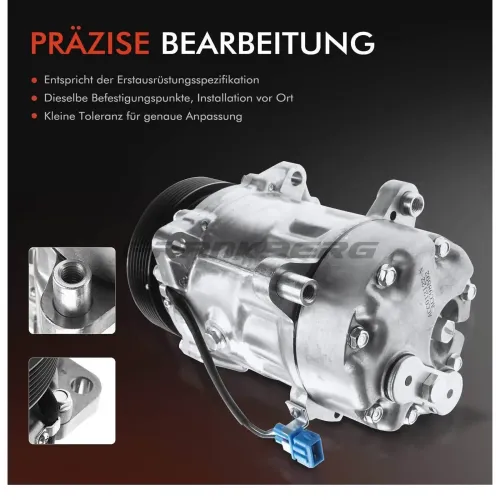 Kompressor, Klimaanlage 12 V Frankberg 5481FB0001249 Bild Kompressor, Klimaanlage 12 V Frankberg 5481FB0001249