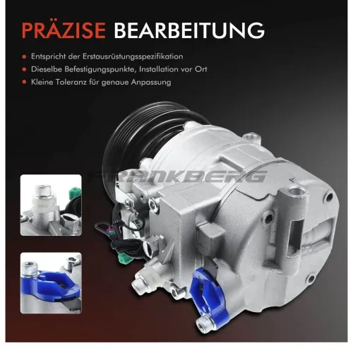 Kompressor, Klimaanlage 12 V Frankberg 5481FB0001258 Bild Kompressor, Klimaanlage 12 V Frankberg 5481FB0001258