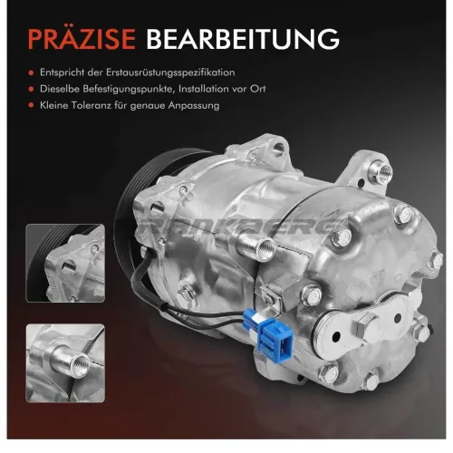 Kompressor, Klimaanlage 12 V Frankberg 5481FB0001263 Bild Kompressor, Klimaanlage 12 V Frankberg 5481FB0001263