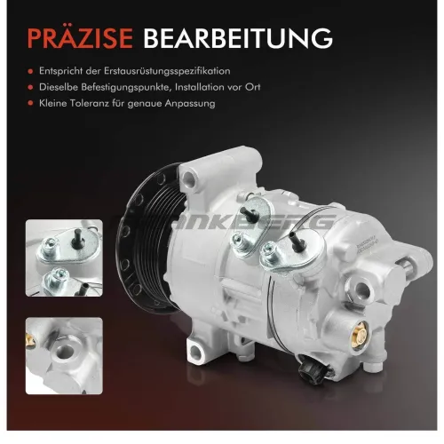 Kompressor, Klimaanlage 12 V Frankberg 5481FB0001265 Bild Kompressor, Klimaanlage 12 V Frankberg 5481FB0001265