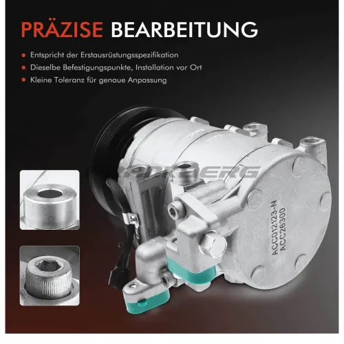 Kompressor, Klimaanlage 12 V Frankberg 5481FB0001266 Bild Kompressor, Klimaanlage 12 V Frankberg 5481FB0001266