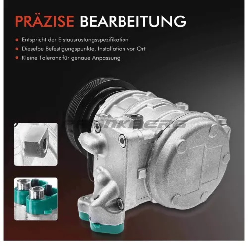 Kompressor, Klimaanlage 12 V Frankberg 5481FB0001269 Bild Kompressor, Klimaanlage 12 V Frankberg 5481FB0001269