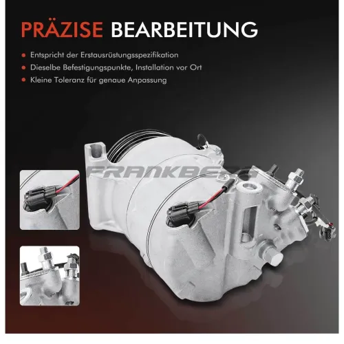 Kompressor, Klimaanlage 12 V Frankberg 5481FB0001277 Bild Kompressor, Klimaanlage 12 V Frankberg 5481FB0001277