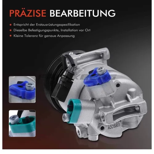 Kompressor, Klimaanlage 12 V Frankberg 5481FB0001282 Bild Kompressor, Klimaanlage 12 V Frankberg 5481FB0001282