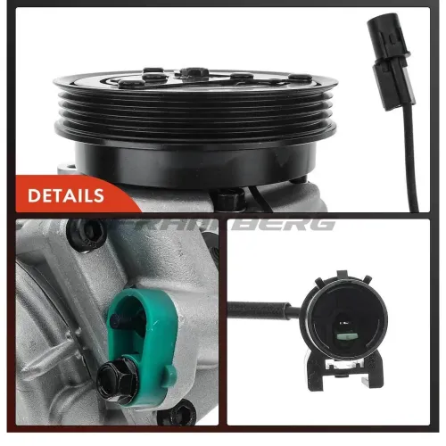 Kompressor, Klimaanlage 12 V Frankberg 5481FB0001331 Bild Kompressor, Klimaanlage 12 V Frankberg 5481FB0001331