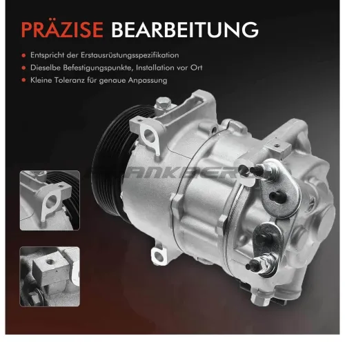 Kompressor, Klimaanlage 12 V Frankberg 5481FB0001351 Bild Kompressor, Klimaanlage 12 V Frankberg 5481FB0001351