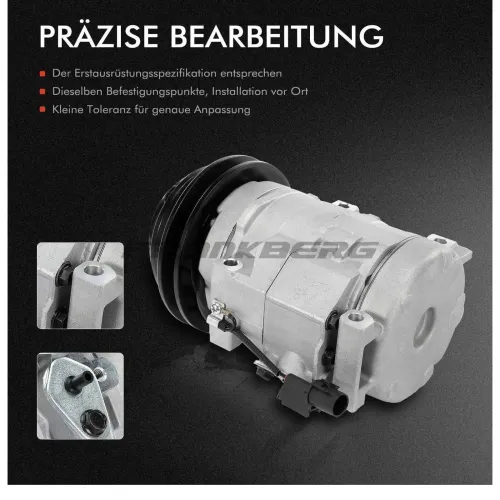 Kompressor, Klimaanlage 12 V Frankberg 5481FB0001369 Bild Kompressor, Klimaanlage 12 V Frankberg 5481FB0001369