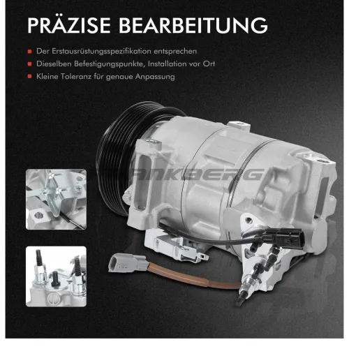 Kompressor, Klimaanlage 12 V Frankberg 5481FB0001378 Bild Kompressor, Klimaanlage 12 V Frankberg 5481FB0001378