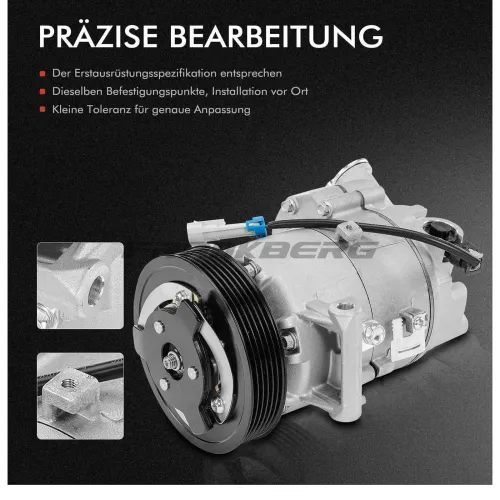 Kompressor, Klimaanlage 12 V Frankberg 5481FB0001383 Bild Kompressor, Klimaanlage 12 V Frankberg 5481FB0001383