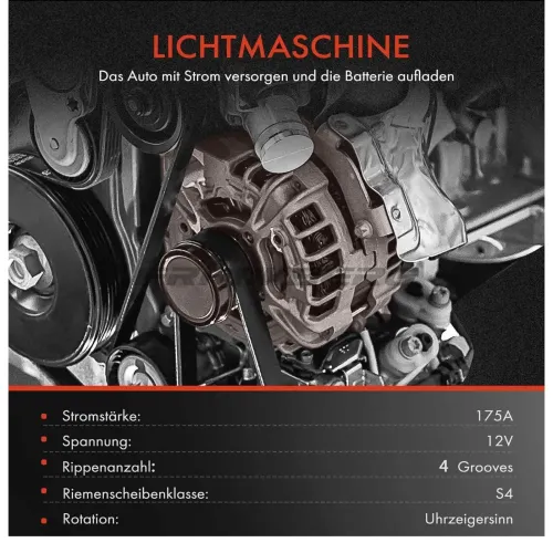 Generator 12 V Frankberg 5481FB0001676 Bild Generator 12 V Frankberg 5481FB0001676