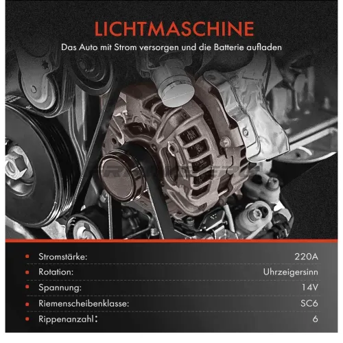 Generator 14 V Frankberg 5481FB0001705 Bild Generator 14 V Frankberg 5481FB0001705