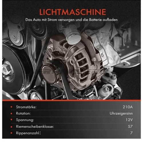 Generator 12 V Frankberg 5481FB0001791 Bild Generator 12 V Frankberg 5481FB0001791