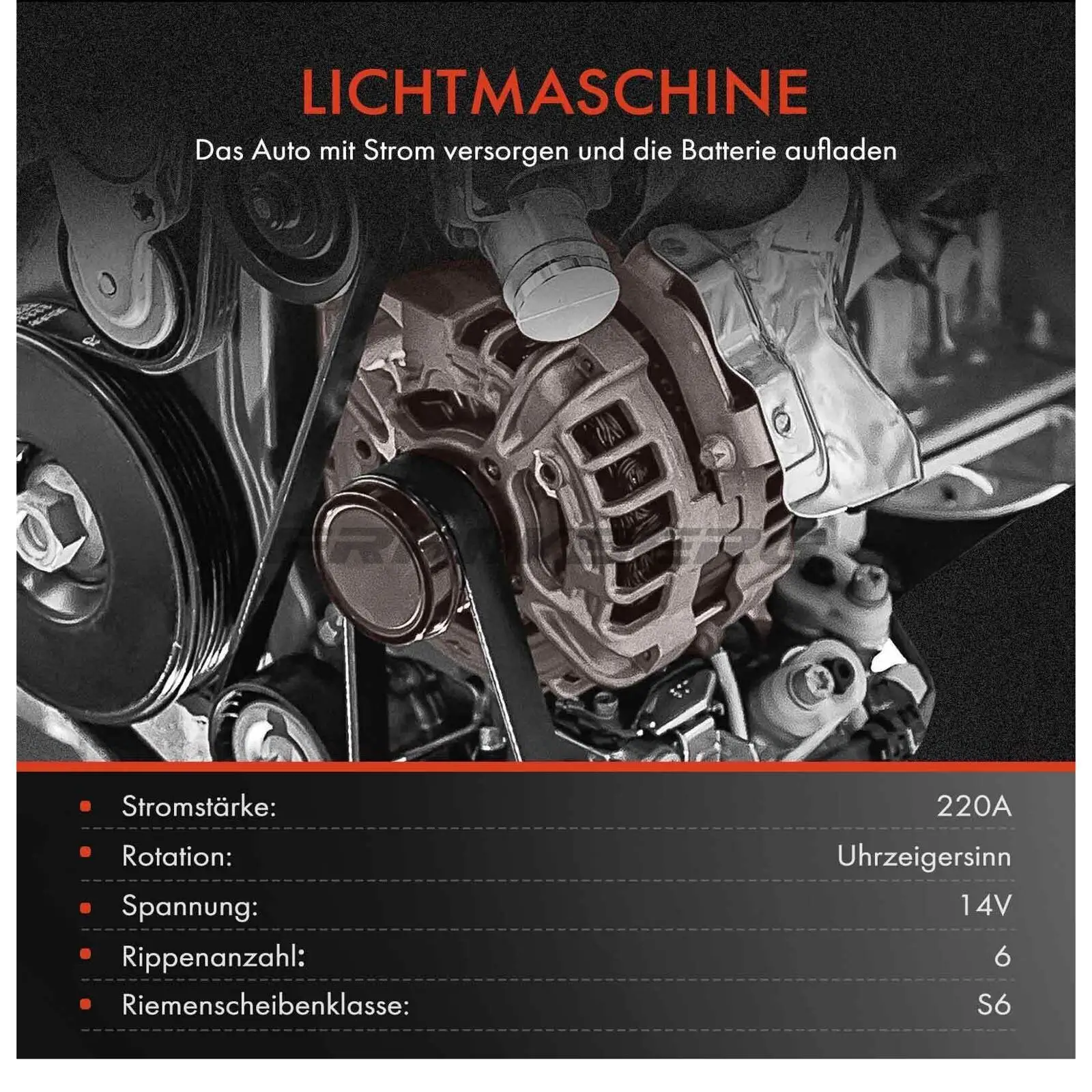 Generator 12 V Frankberg 5481FB0001820