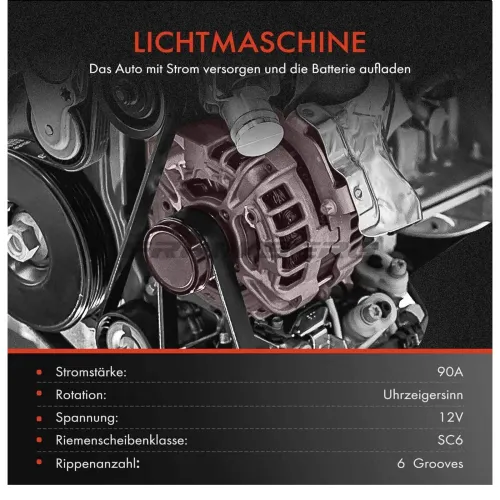 Generator 12 V Frankberg 5481FB0001878 Bild Generator 12 V Frankberg 5481FB0001878