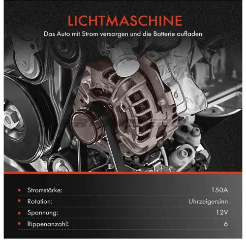 Generator 12 V Frankberg 5481FB0001882 Bild Generator 12 V Frankberg 5481FB0001882