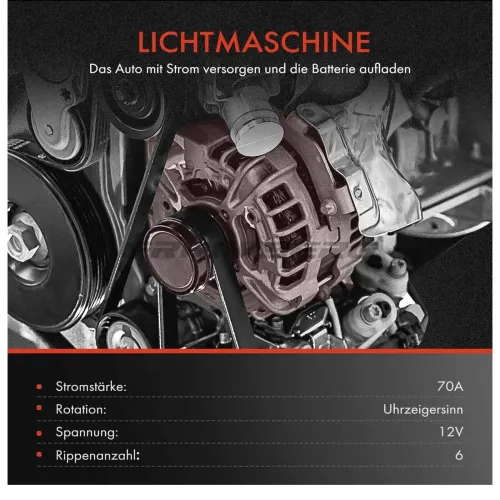 Generator 12 V Frankberg 5481FB0001895 Bild Generator 12 V Frankberg 5481FB0001895