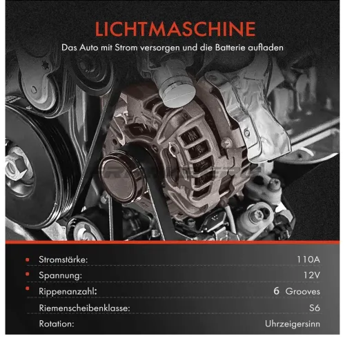 Generator 12 V Frankberg 5481FB0001909 Bild Generator 12 V Frankberg 5481FB0001909