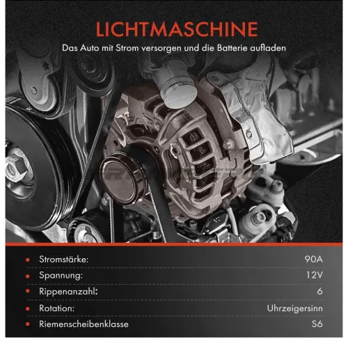 Generator 12 V Frankberg 5481FB0001929 Bild Generator 12 V Frankberg 5481FB0001929