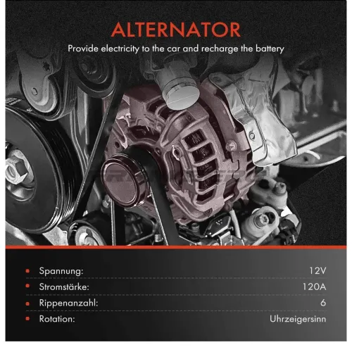 Generator 12 V Frankberg 5481FB0001937 Bild Generator 12 V Frankberg 5481FB0001937