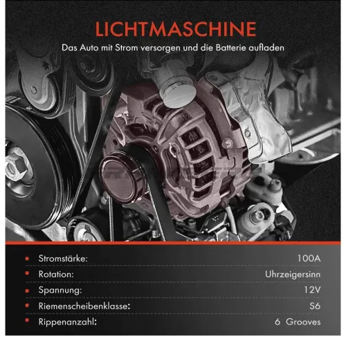 Generator 12 V Frankberg 5481FB0001970 Bild Generator 12 V Frankberg 5481FB0001970