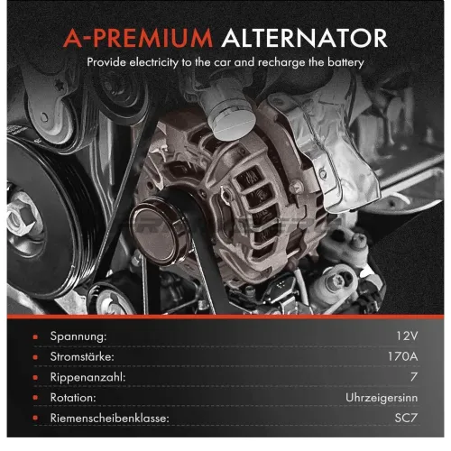 Generator 12 V Frankberg 5481FB0002040 Bild Generator 12 V Frankberg 5481FB0002040