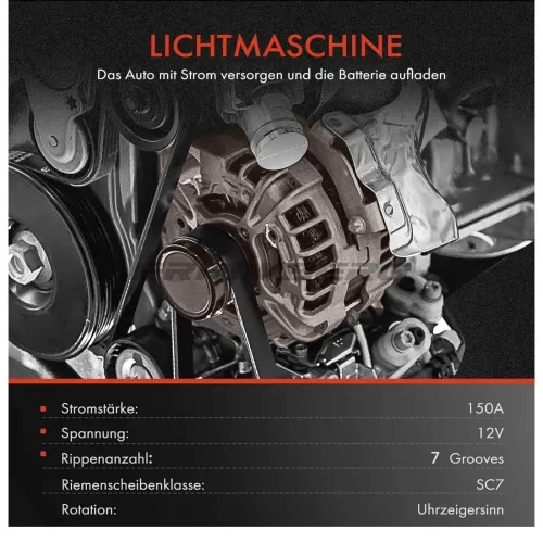 Generator 12 V Frankberg 5481FB0002070 Bild Generator 12 V Frankberg 5481FB0002070