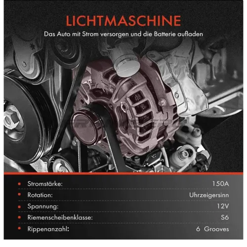 Generator 12 V Frankberg 5481FB0002082 Bild Generator 12 V Frankberg 5481FB0002082