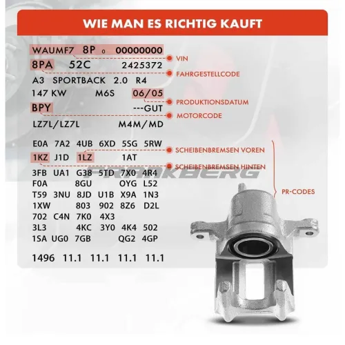 Bremssattel Frankberg 5481FB0004196 Bild Bremssattel Frankberg 5481FB0004196