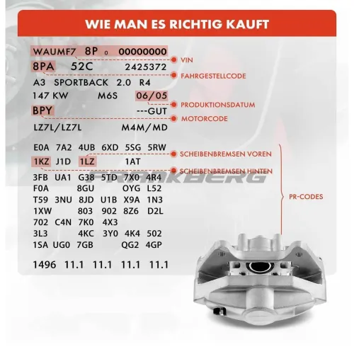 Bremssattel Frankberg 5481FB0004207 Bild Bremssattel Frankberg 5481FB0004207