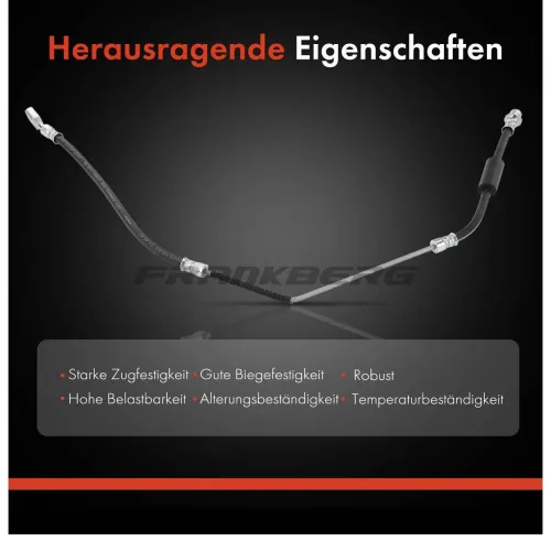 Bremsschlauch hinten links Frankberg 5481FB0004398 Bild Bremsschlauch hinten links Frankberg 5481FB0004398