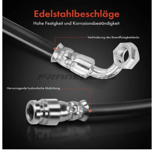 Bremsschlauch hinten rechts Frankberg 5481FB0004458 Bild Bremsschlauch hinten rechts Frankberg 5481FB0004458