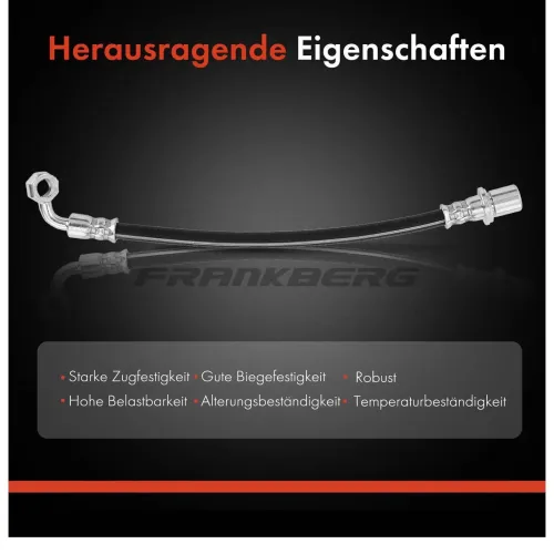Bremsschlauch hinten rechts Frankberg 5481FB0004458 Bild Bremsschlauch hinten rechts Frankberg 5481FB0004458