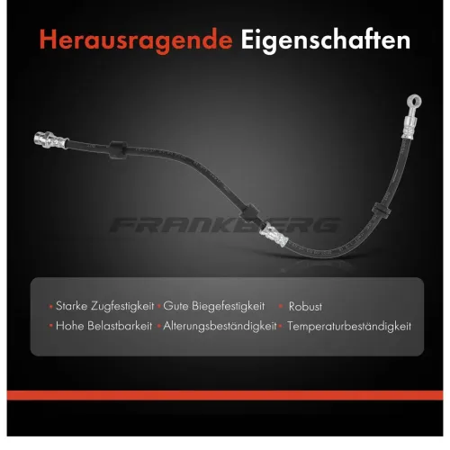 Bremsschlauch vorne rechts Frankberg 5481FB0004473 Bild Bremsschlauch vorne rechts Frankberg 5481FB0004473