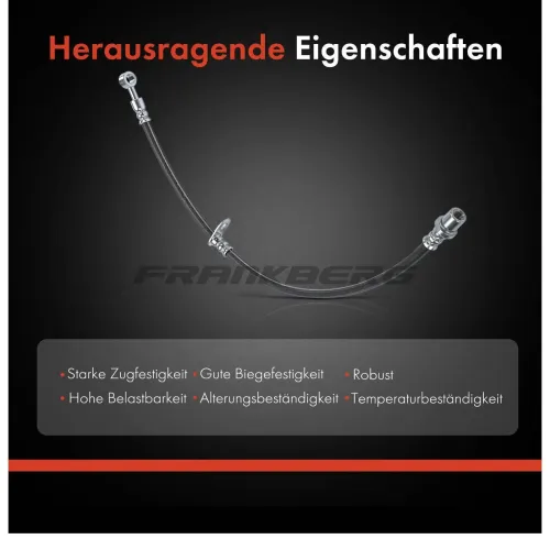 Bremsschlauch vorne links Frankberg 5481FB0004583 Bild Bremsschlauch vorne links Frankberg 5481FB0004583