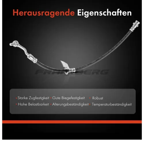 Bremsschlauch vorne rechts Frankberg 5481FB0004586 Bild Bremsschlauch vorne rechts Frankberg 5481FB0004586