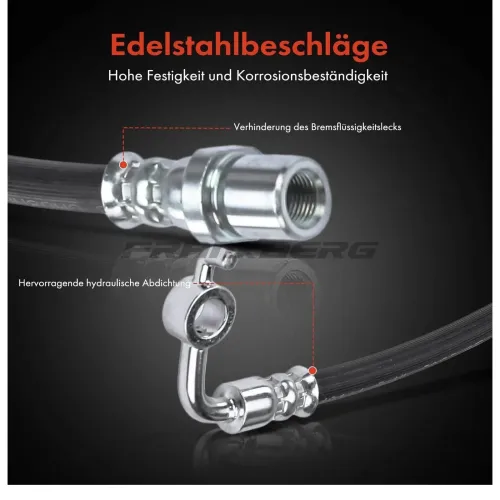 Bremsschlauch hinten rechts Frankberg 5481FB0004599 Bild Bremsschlauch hinten rechts Frankberg 5481FB0004599