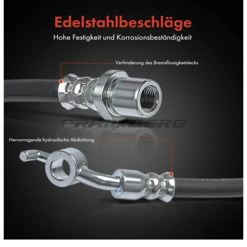 Bremsschlauch hinten links Frankberg 5481FB0004601 Bild Bremsschlauch hinten links Frankberg 5481FB0004601