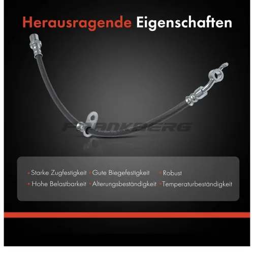 Bremsschlauch hinten links Frankberg 5481FB0004601 Bild Bremsschlauch hinten links Frankberg 5481FB0004601