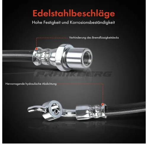 Bremsschlauch hinten rechts Frankberg 5481FB0004605 Bild Bremsschlauch hinten rechts Frankberg 5481FB0004605