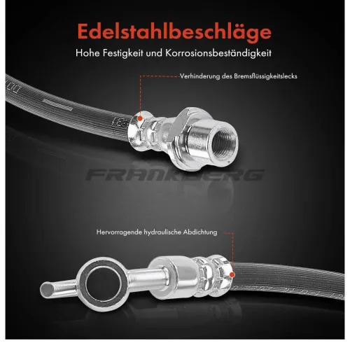 Bremsschlauch hinten rechts Frankberg 5481FB0004615 Bild Bremsschlauch hinten rechts Frankberg 5481FB0004615