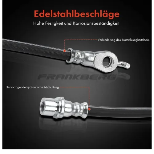 Bremsschlauch vorne links Frankberg 5481FB0004621 Bild Bremsschlauch vorne links Frankberg 5481FB0004621