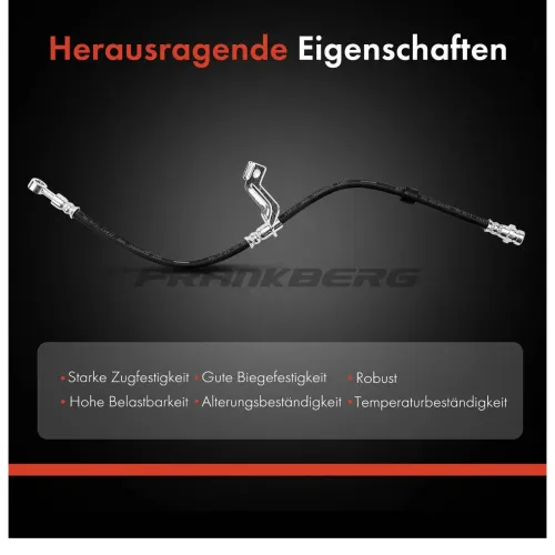 Bremsschlauch Vorderachse rechts Frankberg 5481FB0004626 Bild Bremsschlauch Vorderachse rechts Frankberg 5481FB0004626