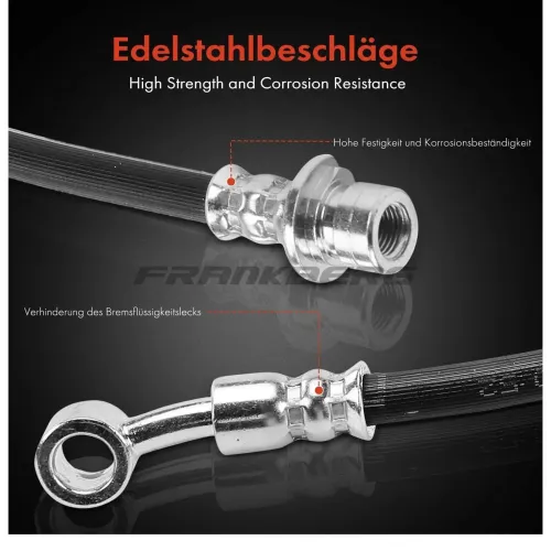 Bremsschlauch Vorderachse links Frankberg 5481FB0004636 Bild Bremsschlauch Vorderachse links Frankberg 5481FB0004636