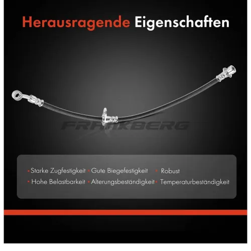 Bremsschlauch Vorderachse links Frankberg 5481FB0004636 Bild Bremsschlauch Vorderachse links Frankberg 5481FB0004636