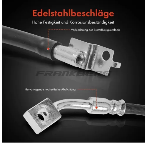 Bremsschlauch Vorderachse rechts Frankberg 5481FB0004677 Bild Bremsschlauch Vorderachse rechts Frankberg 5481FB0004677