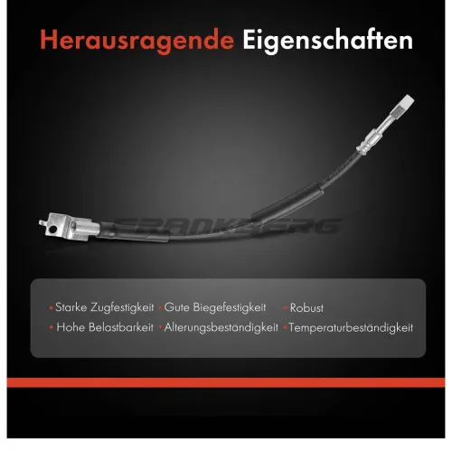 Bremsschlauch Vorderachse rechts Frankberg 5481FB0004677 Bild Bremsschlauch Vorderachse rechts Frankberg 5481FB0004677