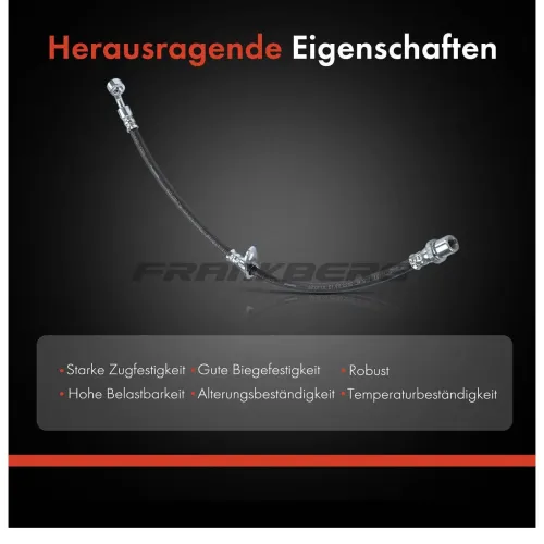Bremsschlauch hinten links Frankberg 5481FB0004712 Bild Bremsschlauch hinten links Frankberg 5481FB0004712