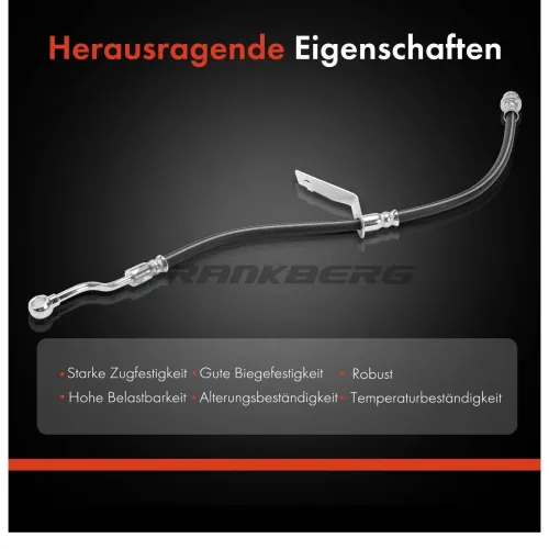 Bremsschlauch vorne links Frankberg 5481FB0004732 Bild Bremsschlauch vorne links Frankberg 5481FB0004732