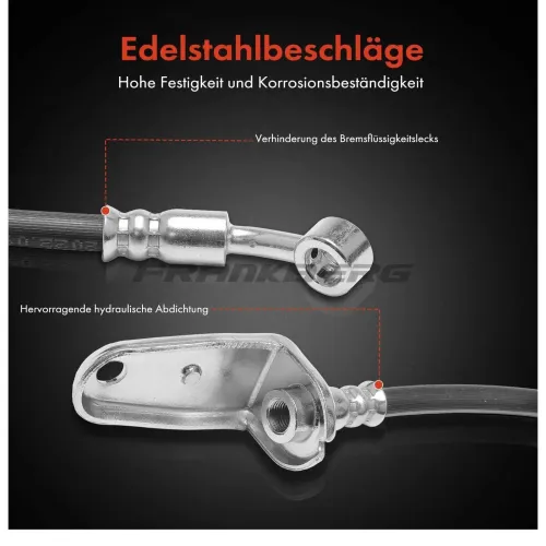 Bremsschlauch Hinterachse rechts Frankberg 5481FB0004742 Bild Bremsschlauch Hinterachse rechts Frankberg 5481FB0004742