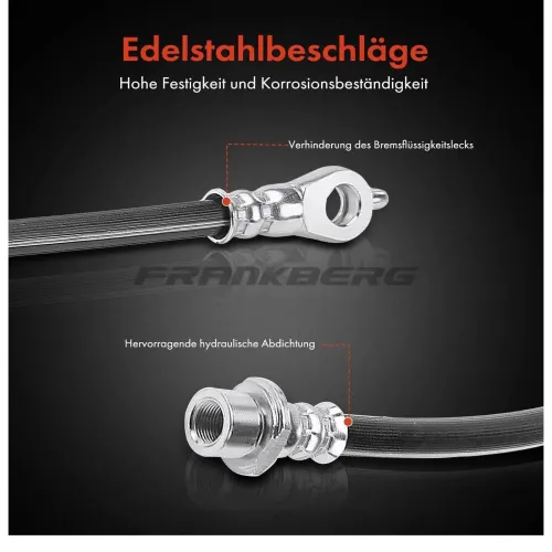 Bremsschlauch vorne rechts Frankberg 5481FB0004786 Bild Bremsschlauch vorne rechts Frankberg 5481FB0004786